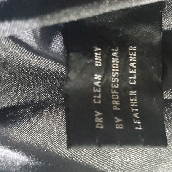 Lloyd Elliot's country club jacket women's size small black Leather Type zipper - Picture 16 of 16